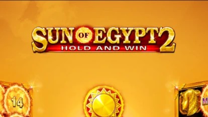 Sun of Egypt 2: Hold and Win online game logo by Booongo on leoncasinoonline.pt